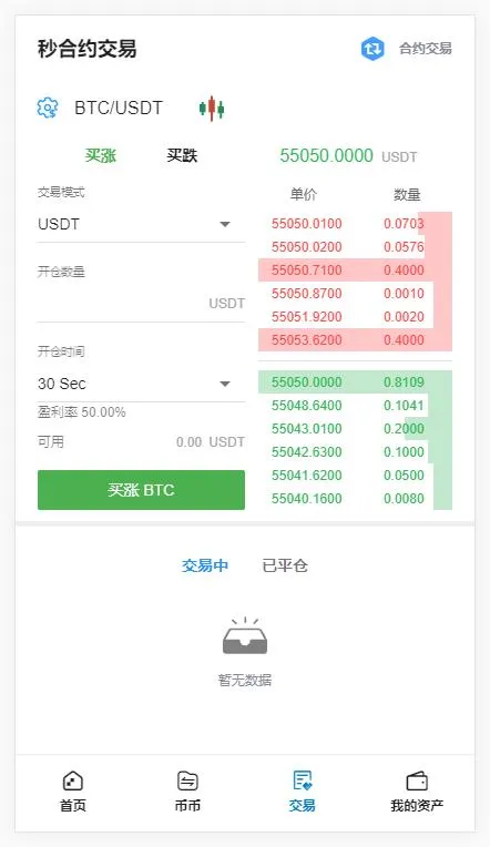 最新申购/自发币平台币/币币/法币/杠杆/合约多语言交易所/附带安装教程/带VUE工程源码插图10