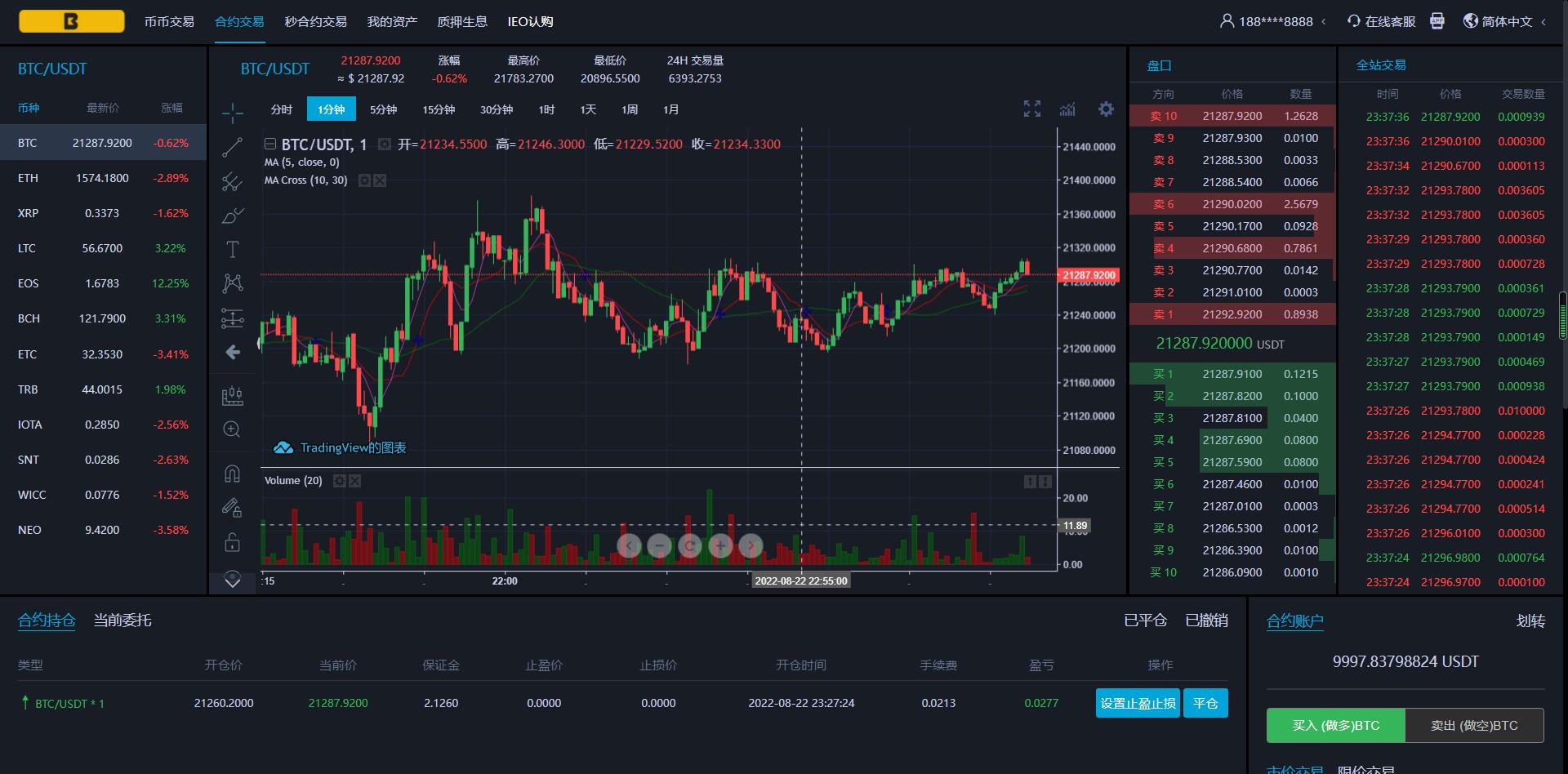 独家修复版,8国,多语言交易所,合约,币币,秒合约,理财,申购,机器人,K线,插针,VUE(pc+mobile)完美开源版本+部署详细教程插图5