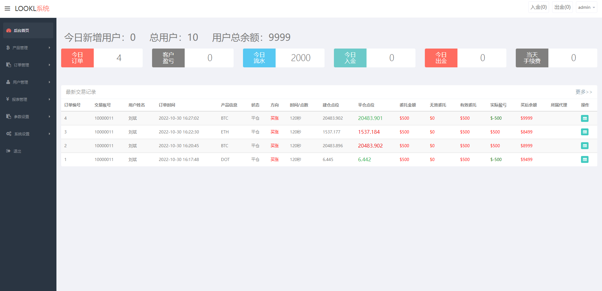 全新UI微盘系统/区块链微交易源码/秒合约虚拟币交易【带部署教程】插图11