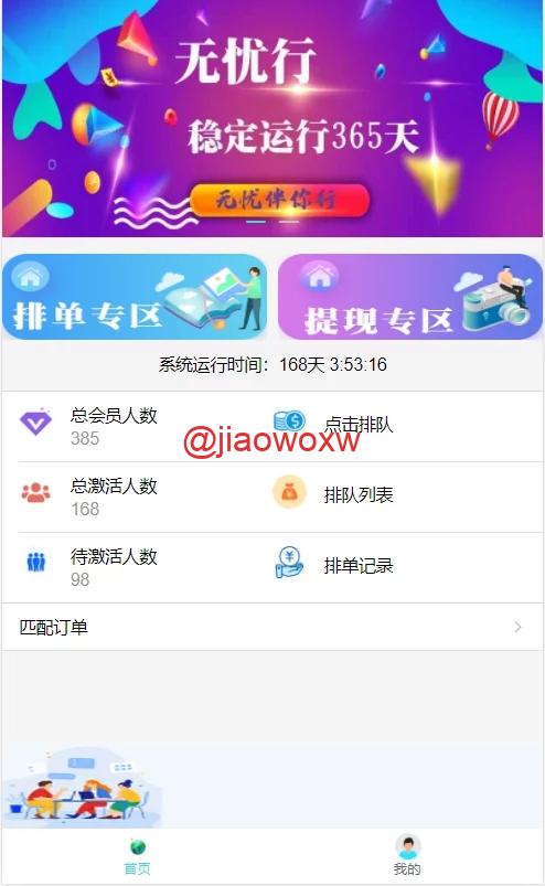 终身免费/无忧行/排单理财/互助系统 - LwCode-LwCode