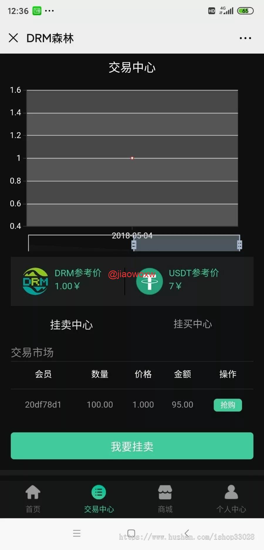 【福利资源】DRM森林/USDT/区块链商城/虚拟交易中心/种树/直推/公排/分红/挖矿/金融投资理财插图1